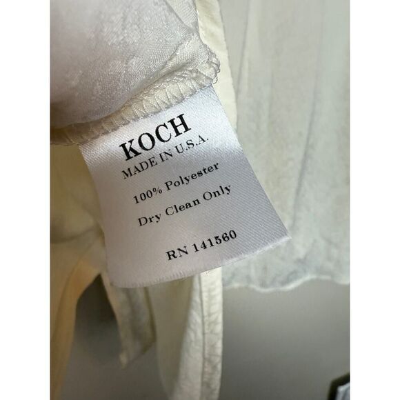 KOCH Long Sleeve Button Down Blouse Women's Sz. M - Picture 4 of 4